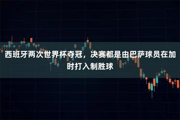 西班牙两次世界杯夺冠，决赛都是由巴萨球员在加时打入制胜球